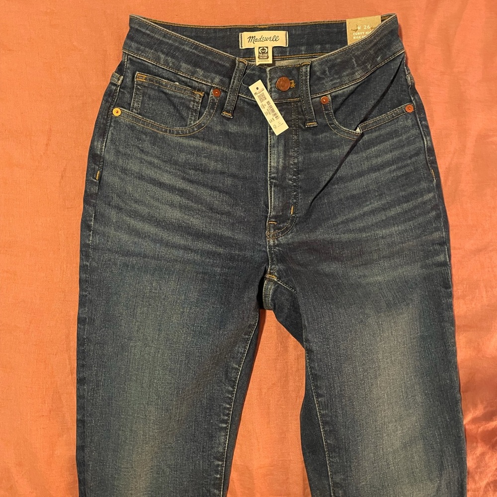 NWT Madewell Curvy high rise skinny jeans
